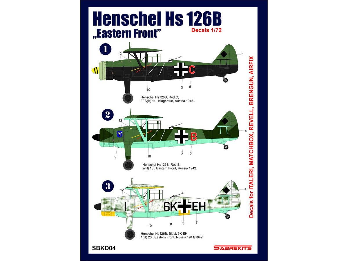 Henschel Hs126B 'Eastern Front'