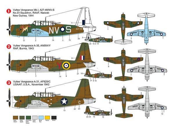 Vultee Vengeance (RAAF, RAF, USAAF)