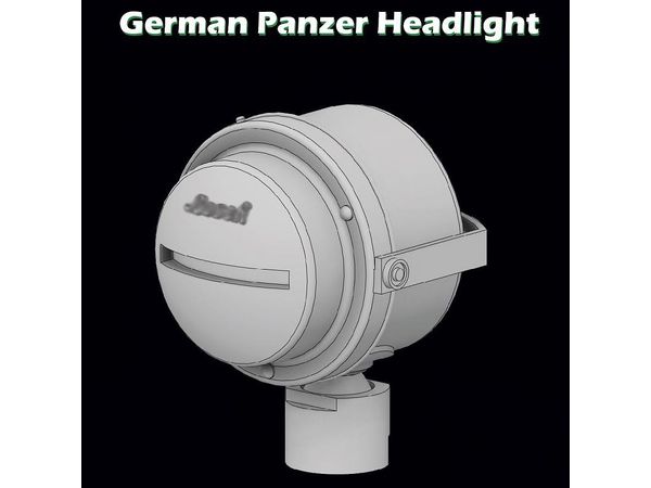 German Panzer Headlight WW II x 3