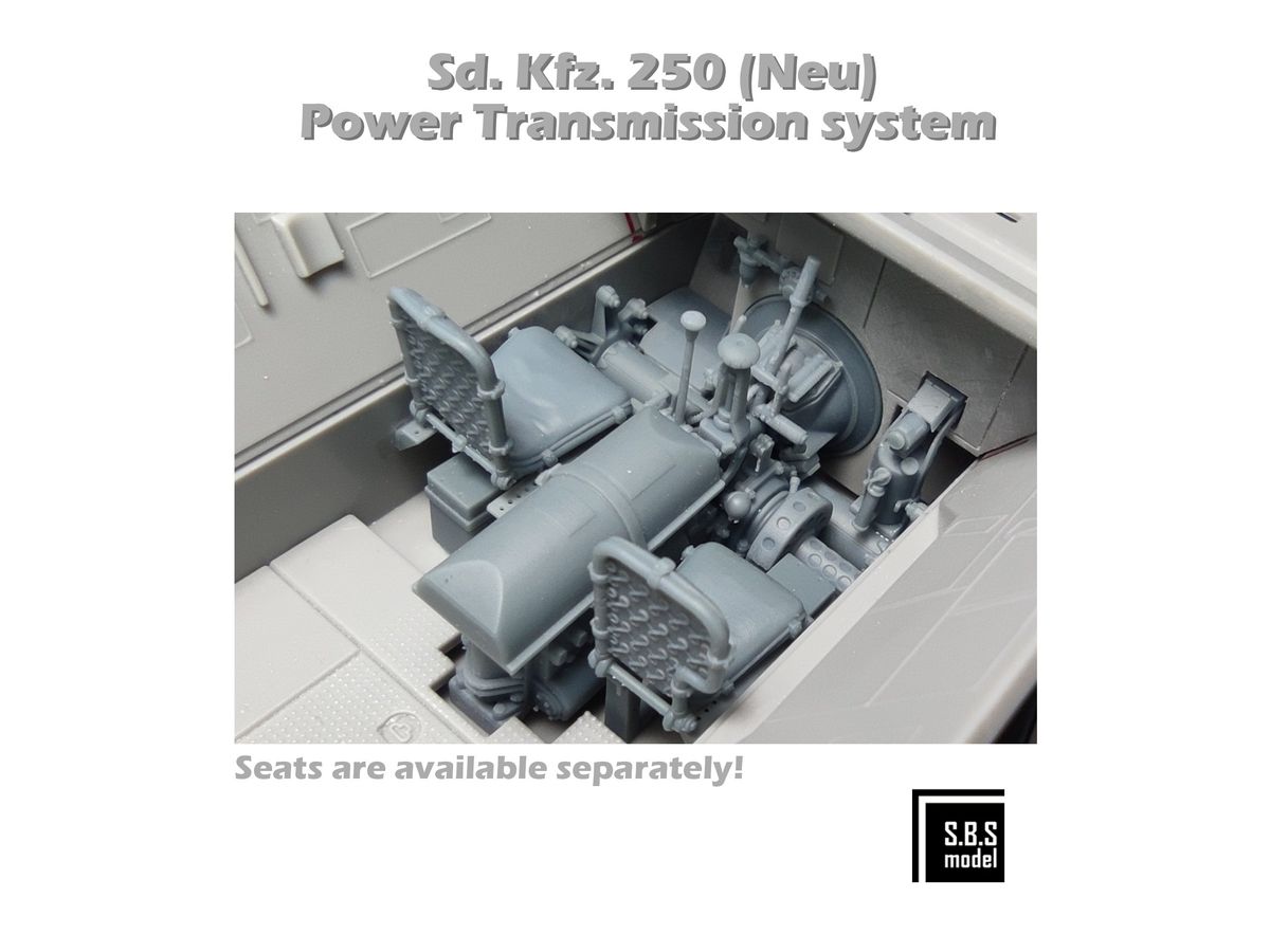 Sd.Kfz. 250 (Neu) Power transmission system