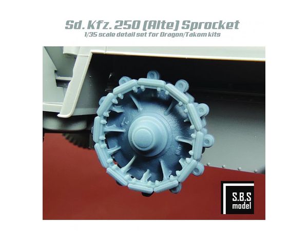 Sd.Kfz.250 (Alte) Sprocket for Takom/Dragon kit