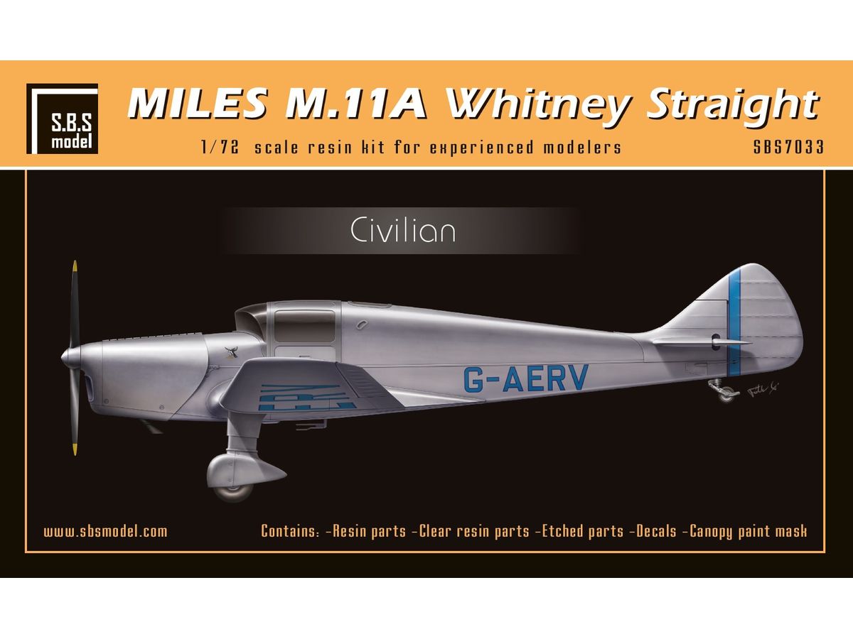 Miles M.11A Whitney Straight Civilian