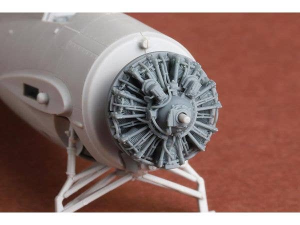 Wildcat F4F-3 engine & exhaust set for Arma Hobby kit