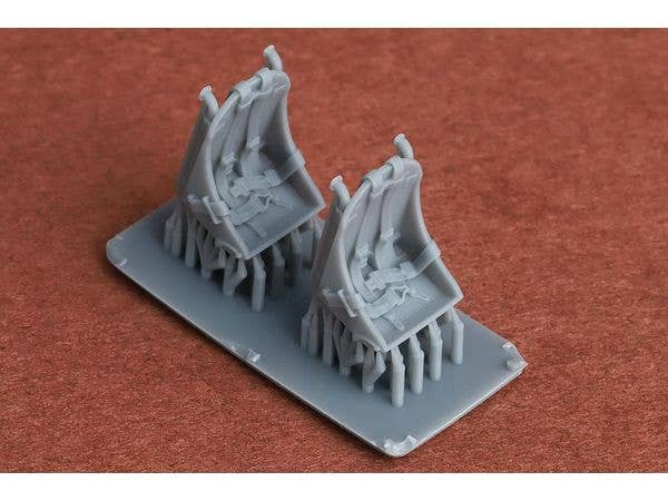 Wildcat F4F-3/4 & FM-2 pilot seat with full harness (2pc)