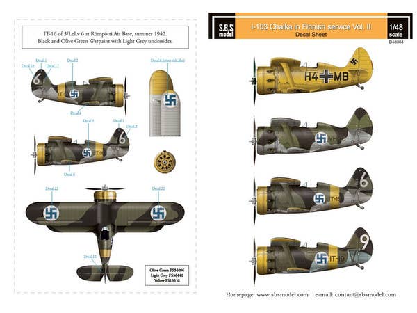 Polikarpov I-153 Chaika Finnish Air Force WWII Vol II.