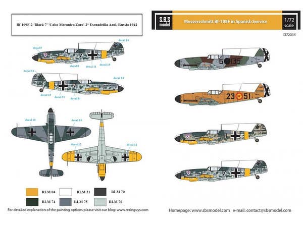 Messerschmitt Bf109F in Spanish Service