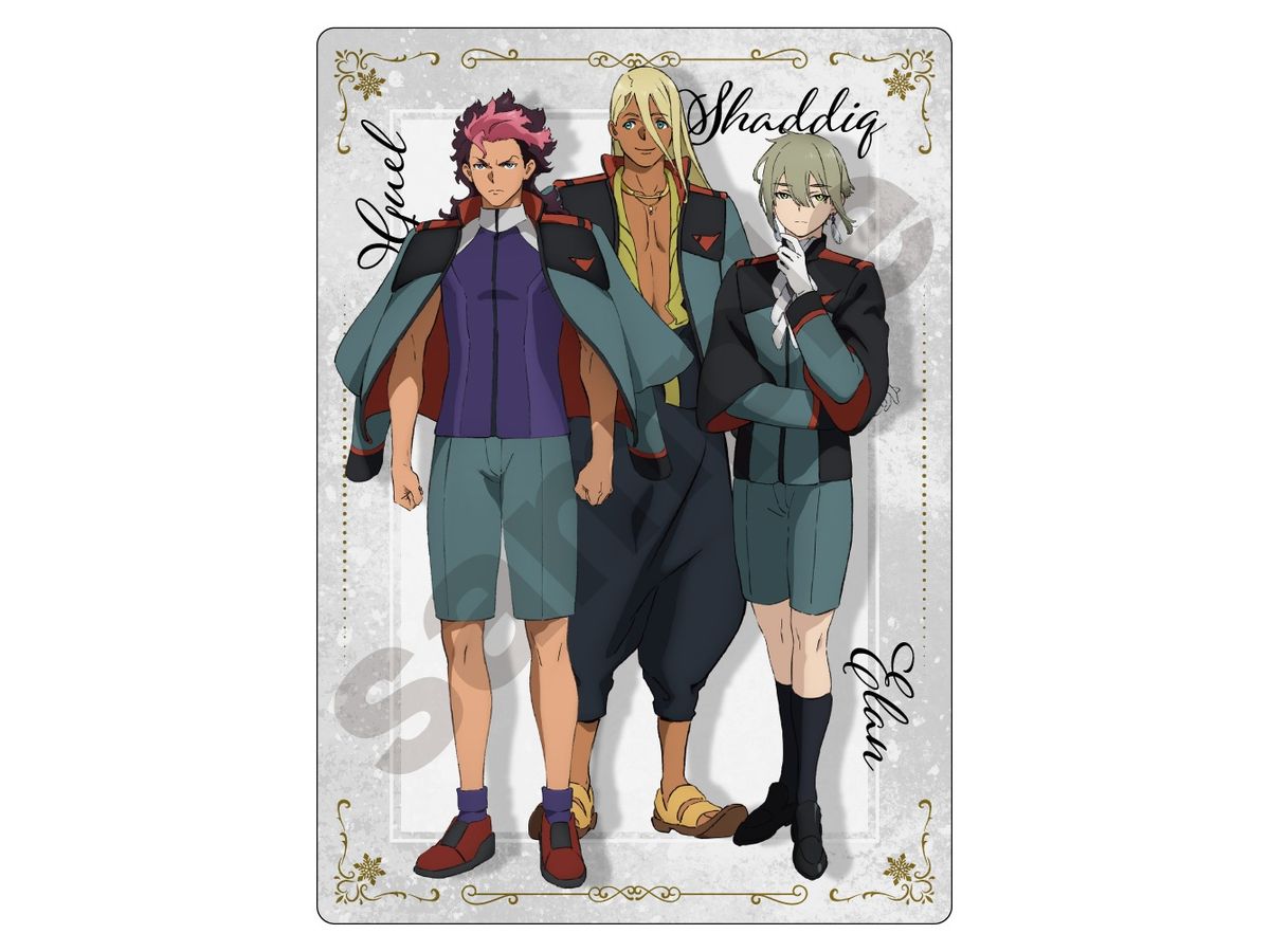 Mobile Suit Gundam The Witch From Mercury: B5 Shitajiki Vol.2 Guel & Elan & Shaddiq