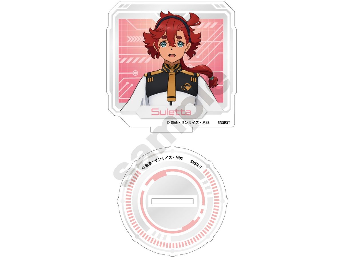 Mobile Suit Gundam The Witch From Mercury: Acrylic Clip Stand Suletta Mercury