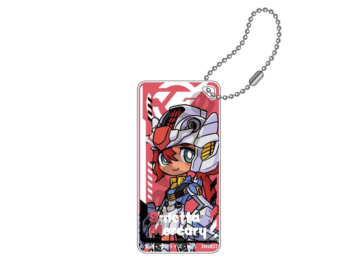Mobile Suit Gundam The Witch From Mercury: Mecha Gurumi Domiterior Keychain Jr. Suletta Mercury