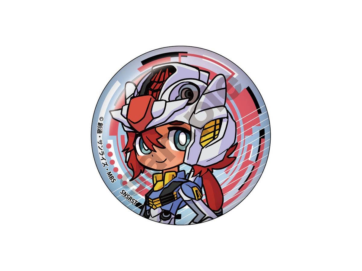 Mobile Suit Gundam The Witch From Mercury: Mecha Gurumi Can Badge Suletta Mercury