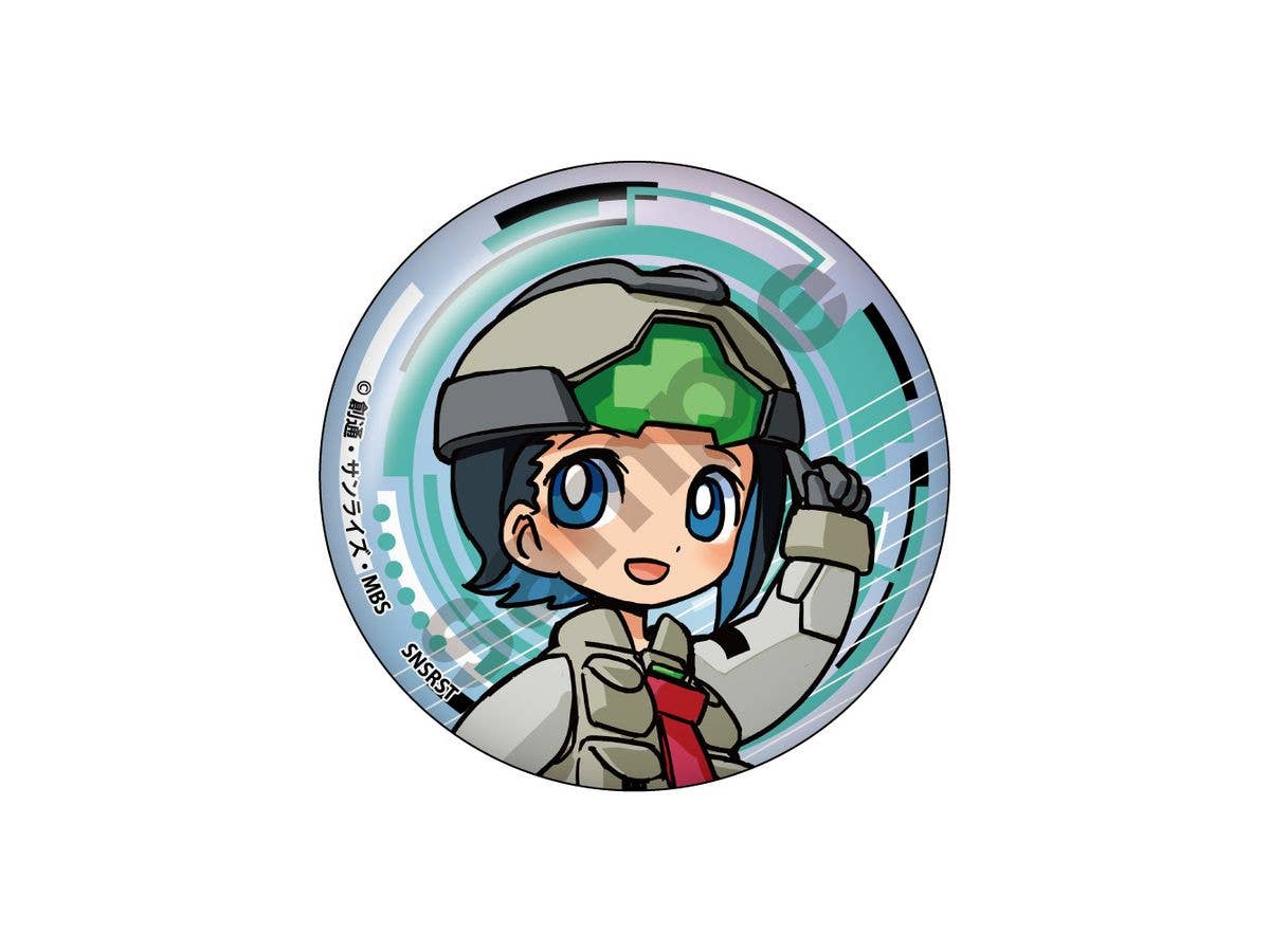 Mobile Suit Gundam The Witch From Mercury: Mecha Gurumi Can Badge Nika Nanaura