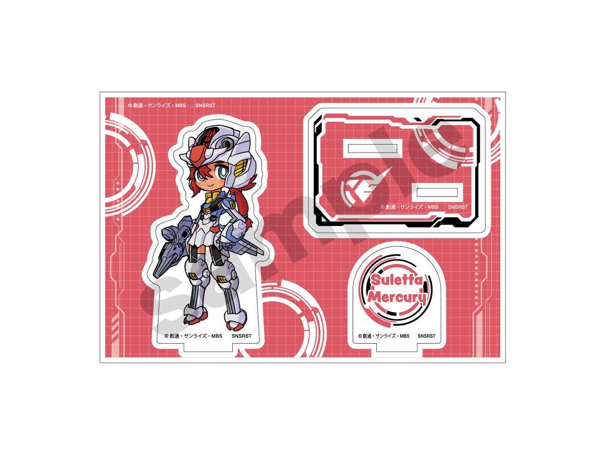 Mobile Suit Gundam The Witch From Mercury: Mecha Gurumi Acrylic Stand Jr. Suletta Mercury