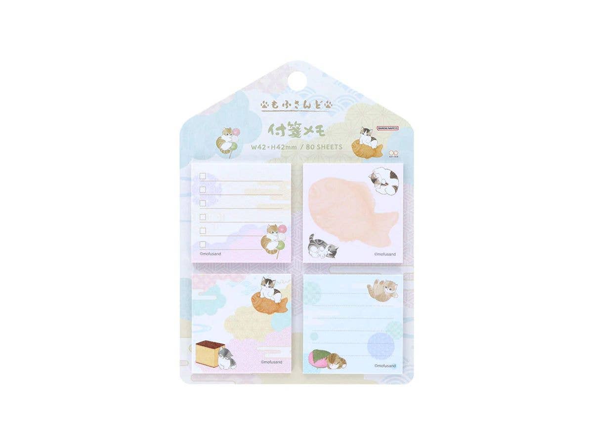 Mofusand Sticky Note Japanese Sweets