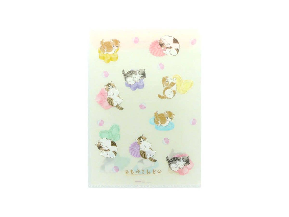 Mofusand Clear File with Envelope Wasanbon