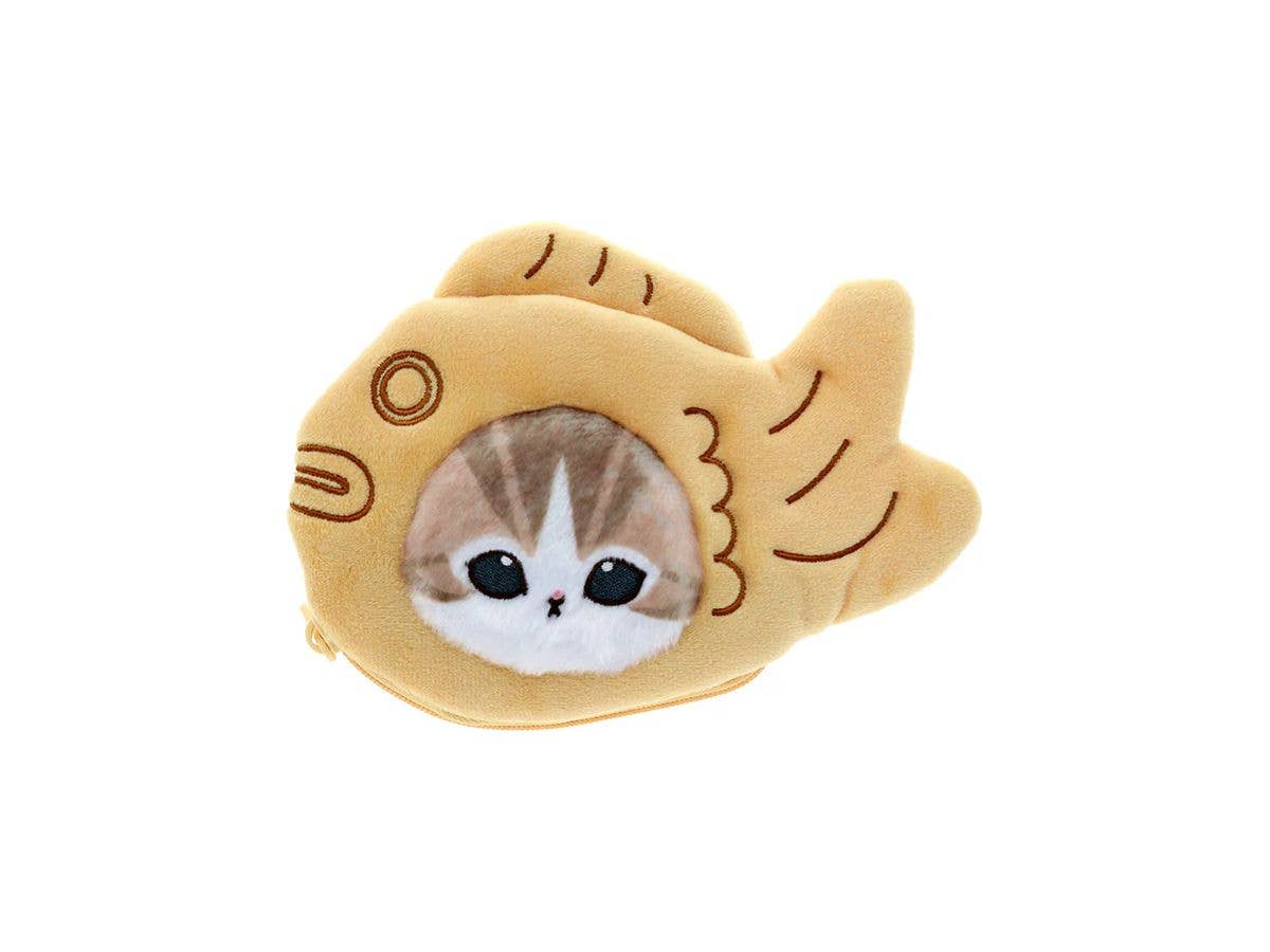 Mofusand Die-Cut Pouch Taiyaki