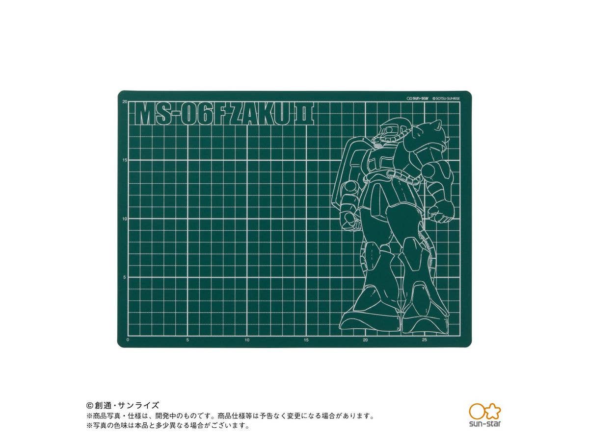 Mobile Suit Gundam Cutting Mat Mass Production Zaku