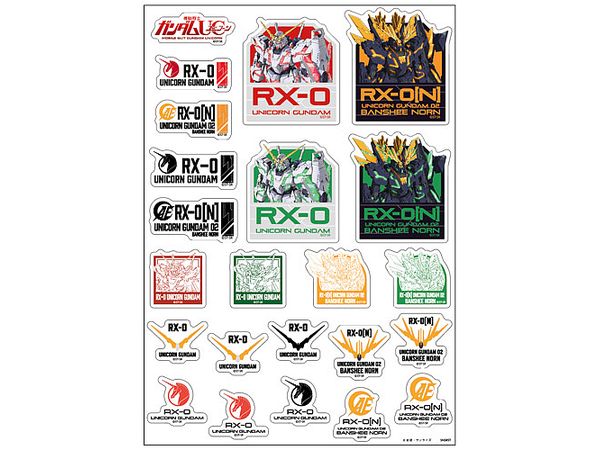 Sticker that can be pasted and peeled off GS (Gundam Stationery) 10 Gundam UC