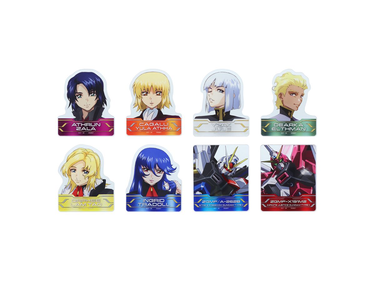 Gundam Seed Freedom: Acrylic Clip Badge Collection B