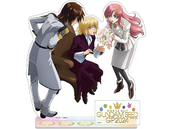 Gundam SEED GP 2024: Big Acrylic Stand SEED GP Cagalli, Kira, Lacus