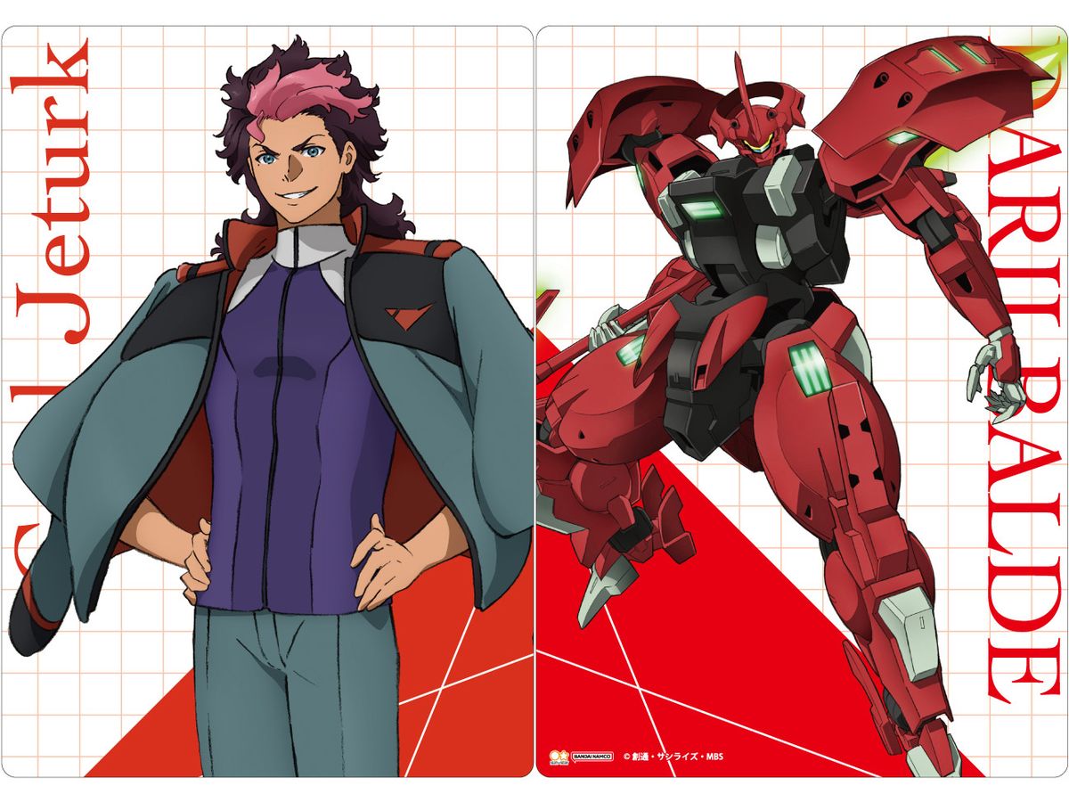 Mobile Suit Gundam The Witch From Mercury B5 Underlay Guel & Daryl Balde
