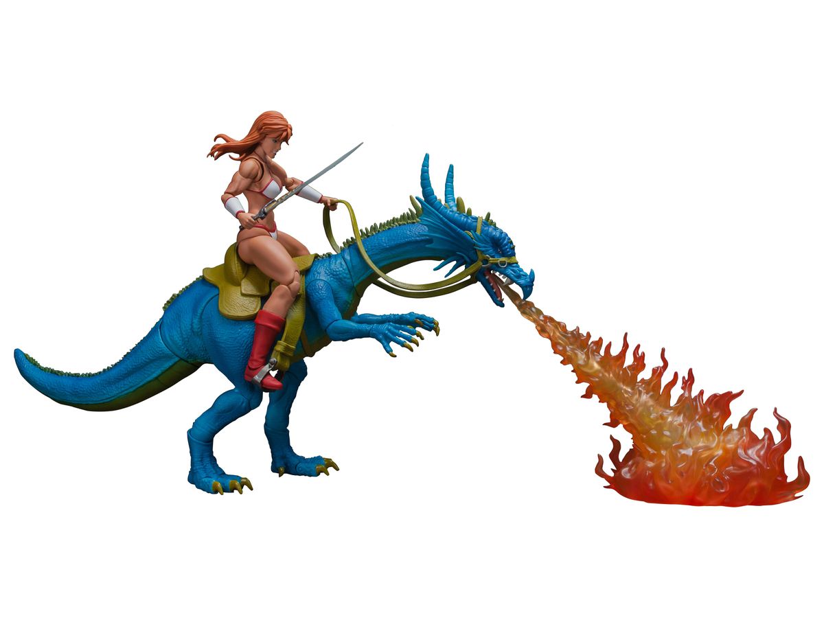 Golden Axe Tyris Flare & Blue Dragon Set
