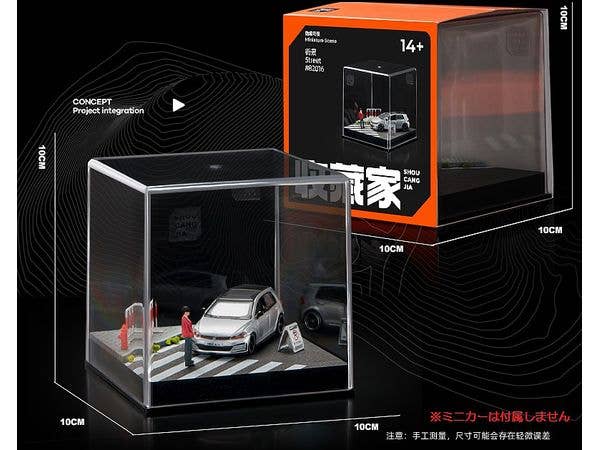 Street corner mini diorama 005: Crosswalk