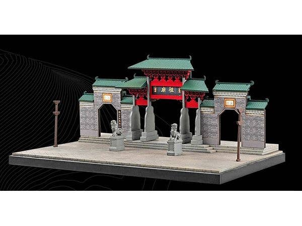 Overseas city diorama Hong Kong Foshan ancestral temple