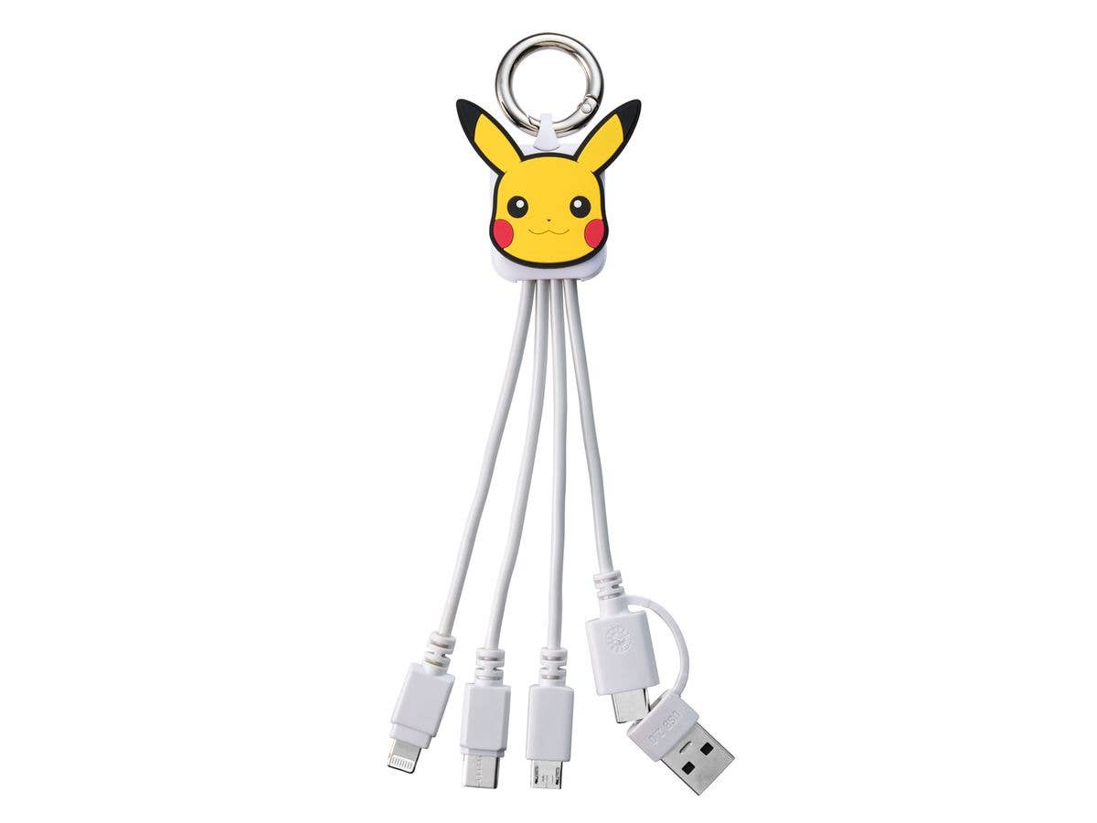 Pokemon 3-In-2 Multi-Charging Cable Pikachu 2