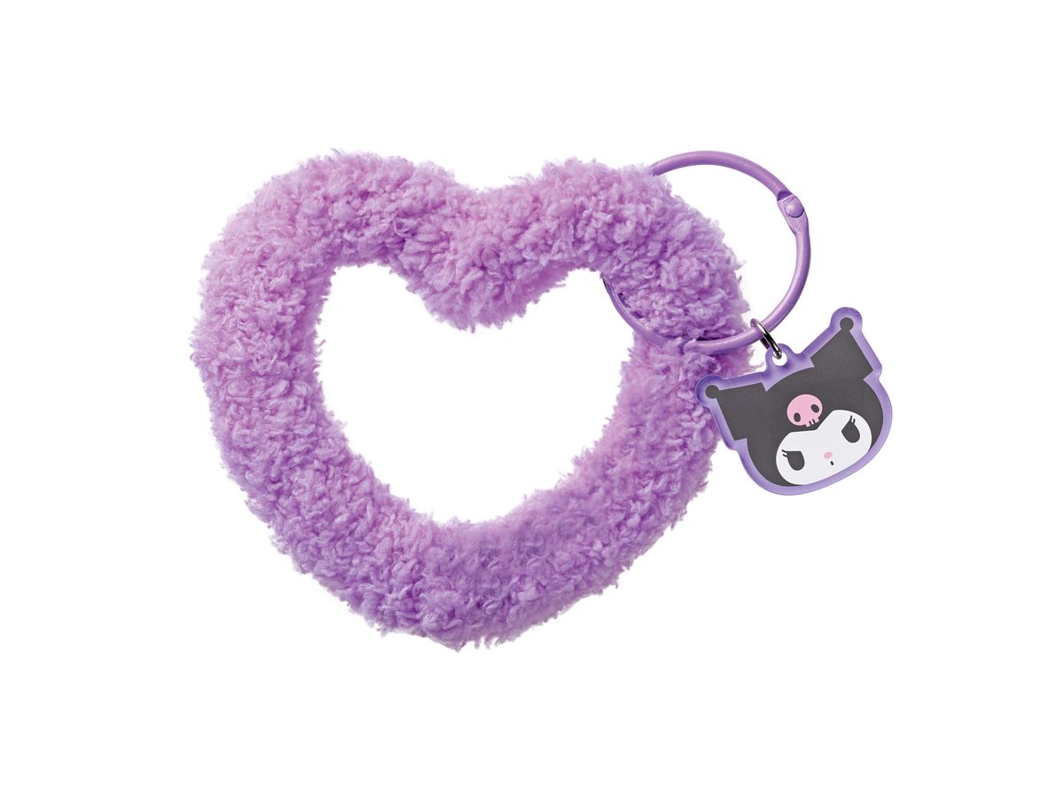 Sanrio: Fur Hand Strap Kuromi