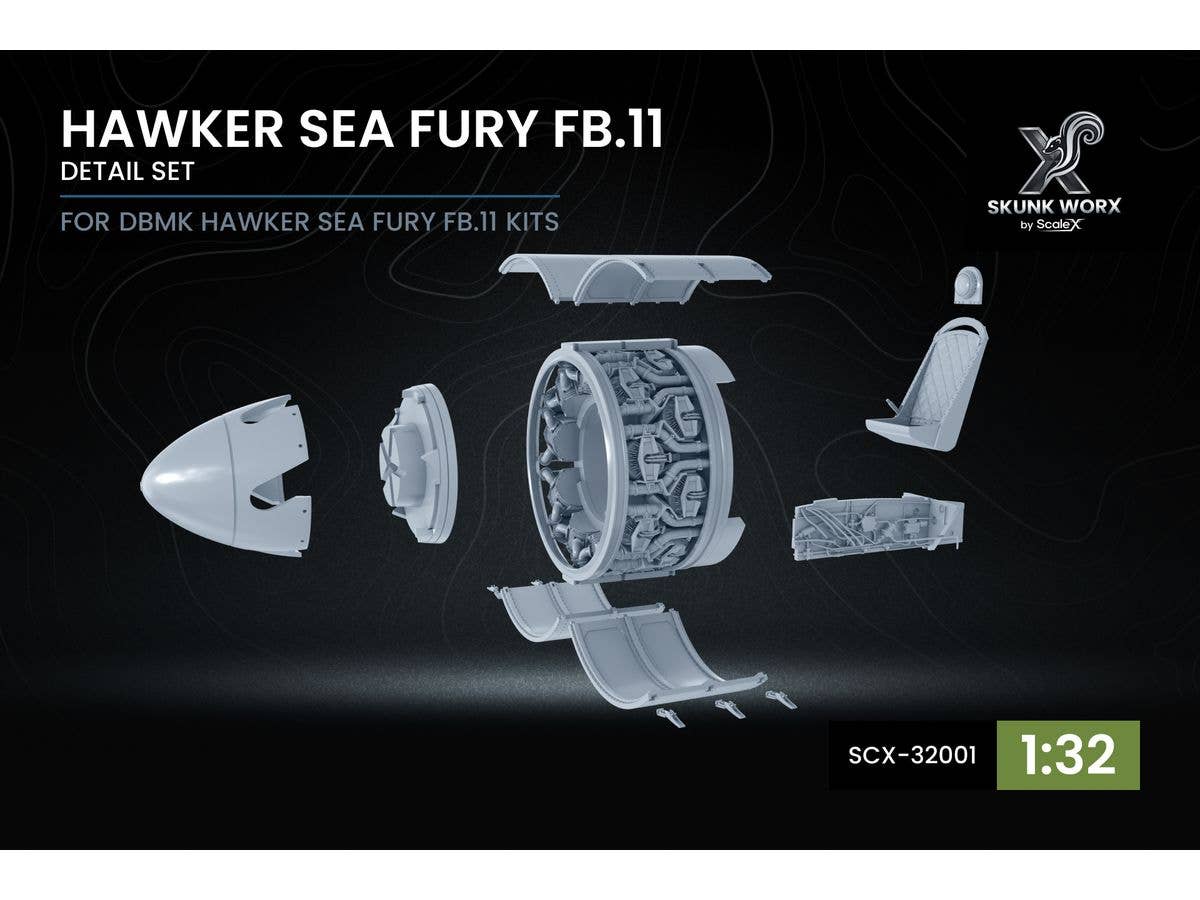 Hawker Sea Fury FB.11 Detail set ( for DBMK)