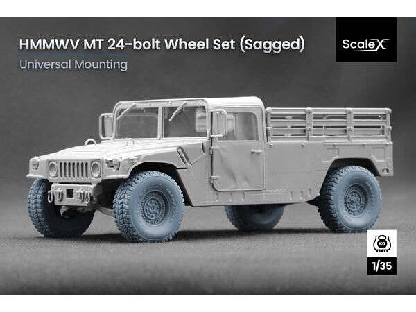 HMMWV MT 24-bolt Sagged wheel set