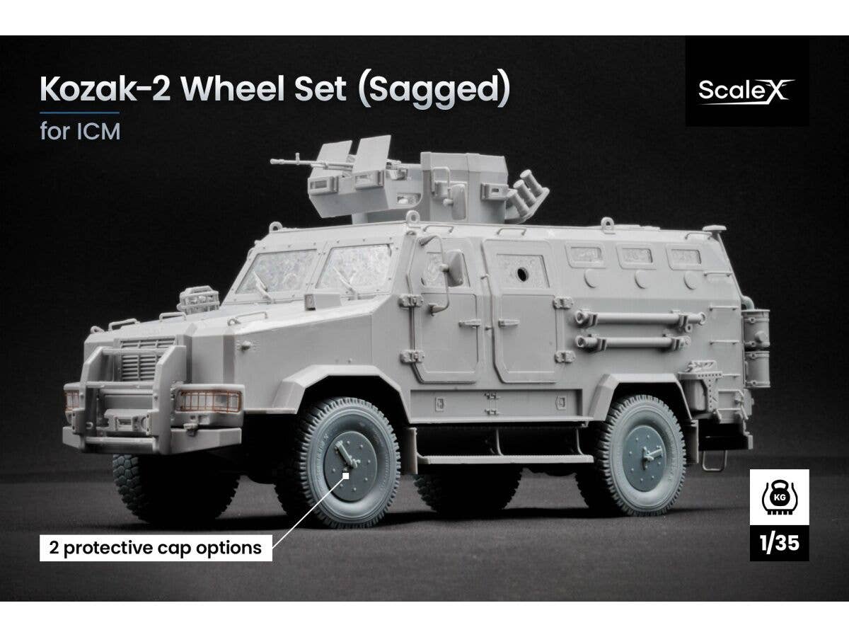 KOZAK-2 Sagged wheel set for ICM