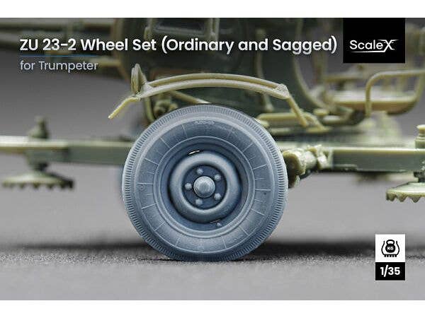 ZU 23-2 Ordinary and sagged wheel set