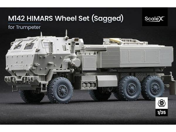 HIMARS Sagged wheel set for Trumpeter