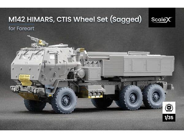 Himars CTIS Sagged wheel set