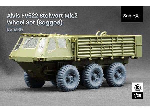 Alvis FV622 Stalwart Mk.2 Sagged Wheel set