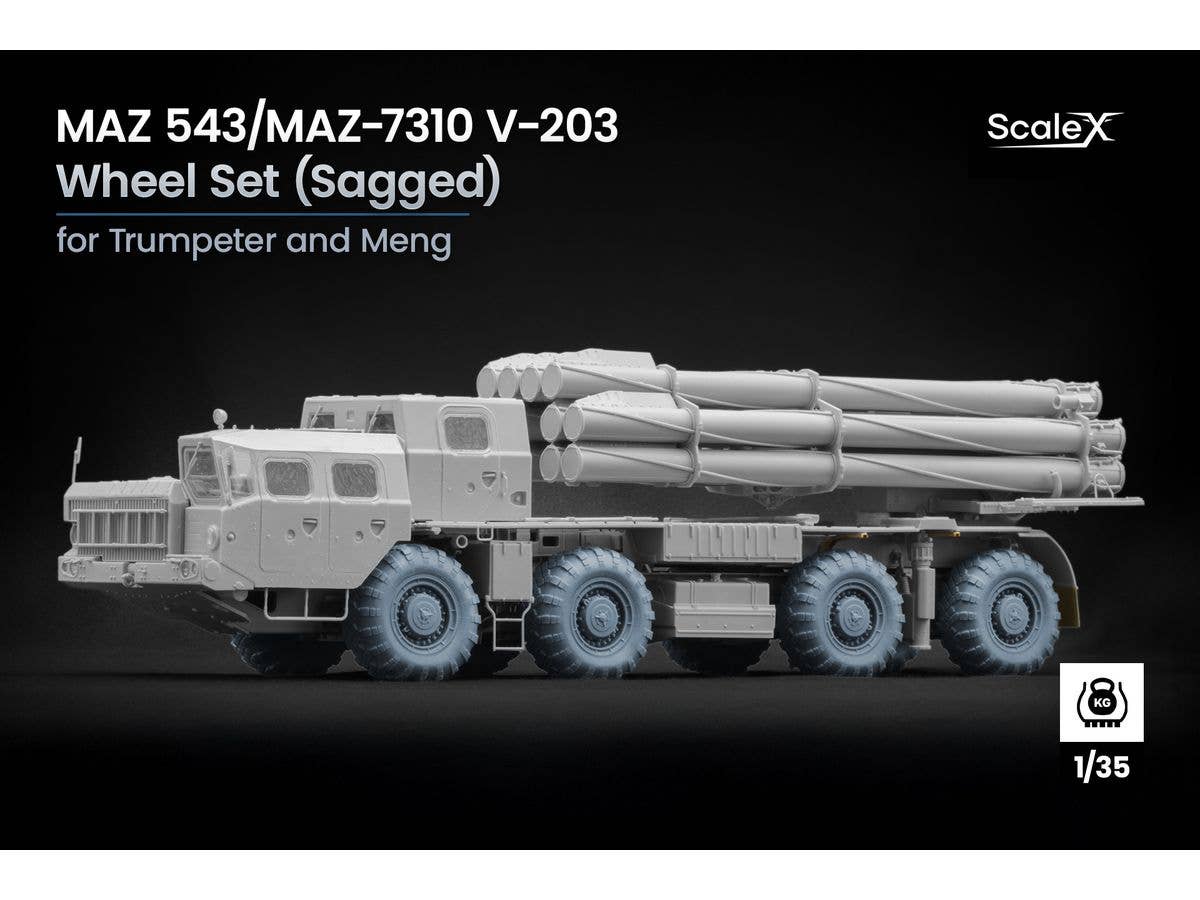 MAZ 543/MAZ-7310 V-203 Sagged wheel set