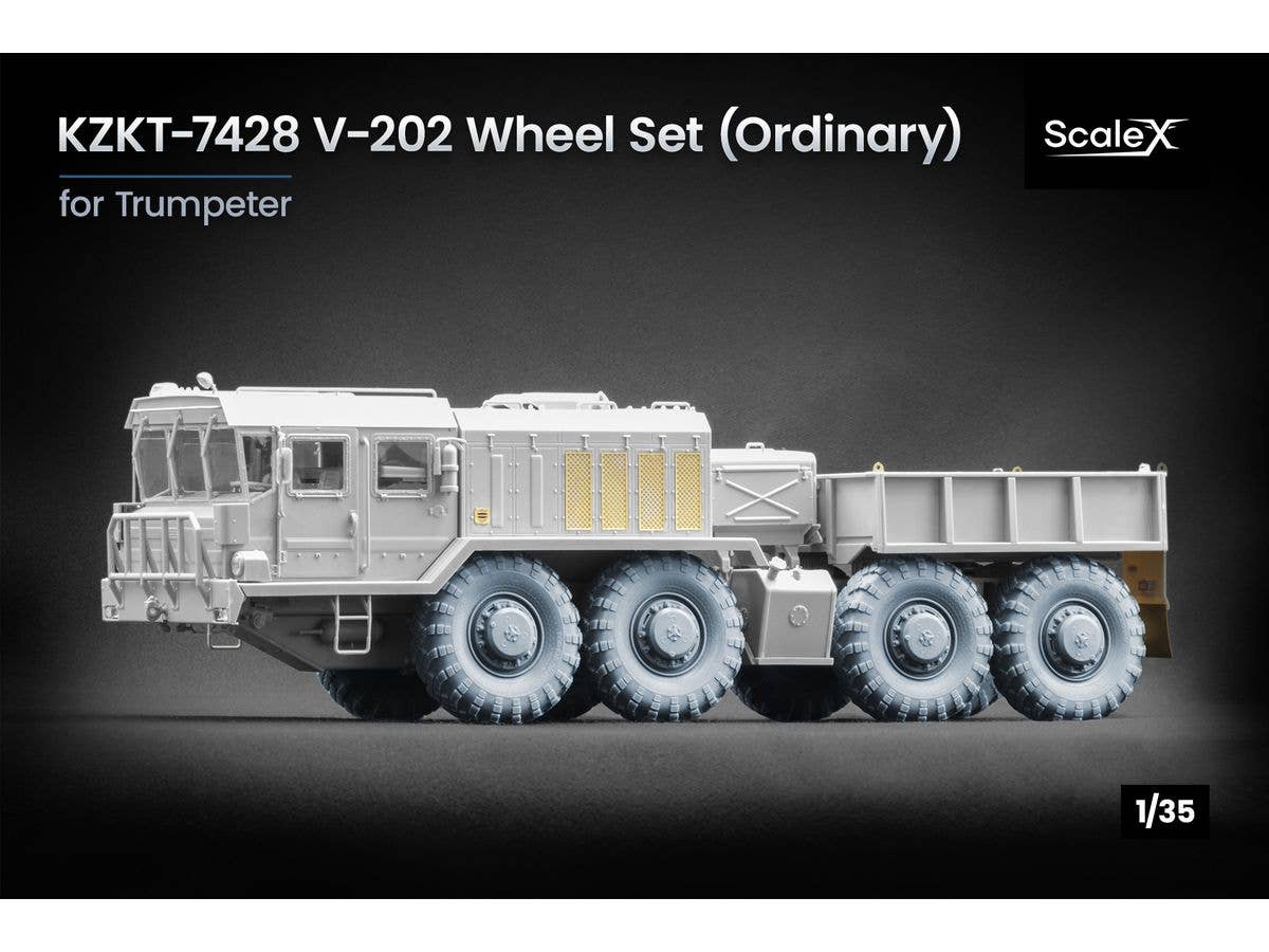 KZKT-7428 V-202 Ordinary wheel set for Trumpeter