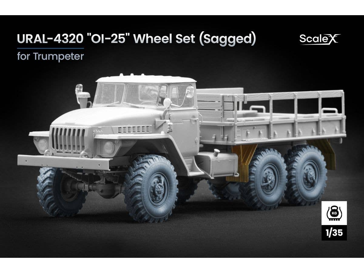 URAL-4320 ''OI-25'' Sagged wheel set
