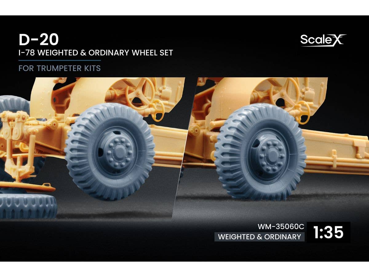 D-20 I-78 Ordinary and weighted wheel set