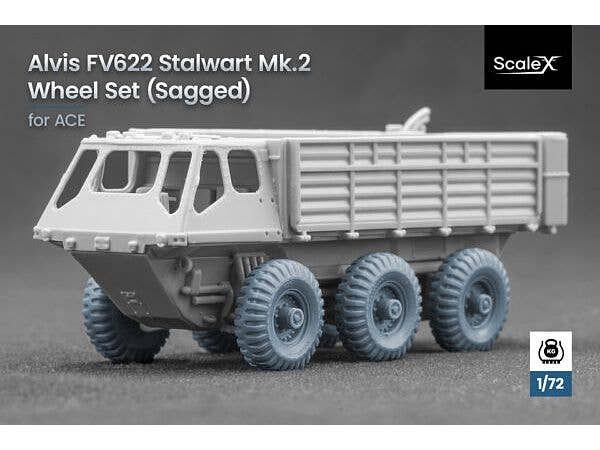 Alvis FV622 Stalwart Mk.2 Sagged Wheel set