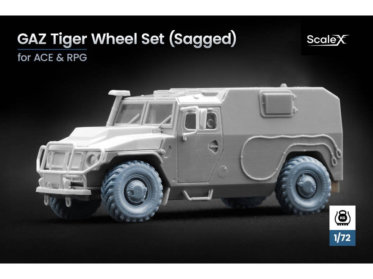 GAZ Tiger Sagged wheel set