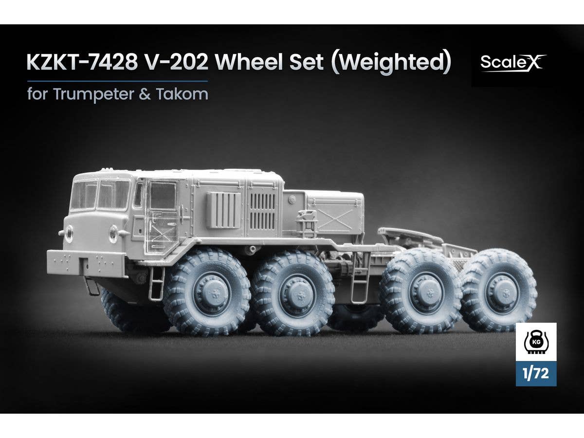 KZKT-7428 V-202 Weighted wheel set for Trumpeter/Takom