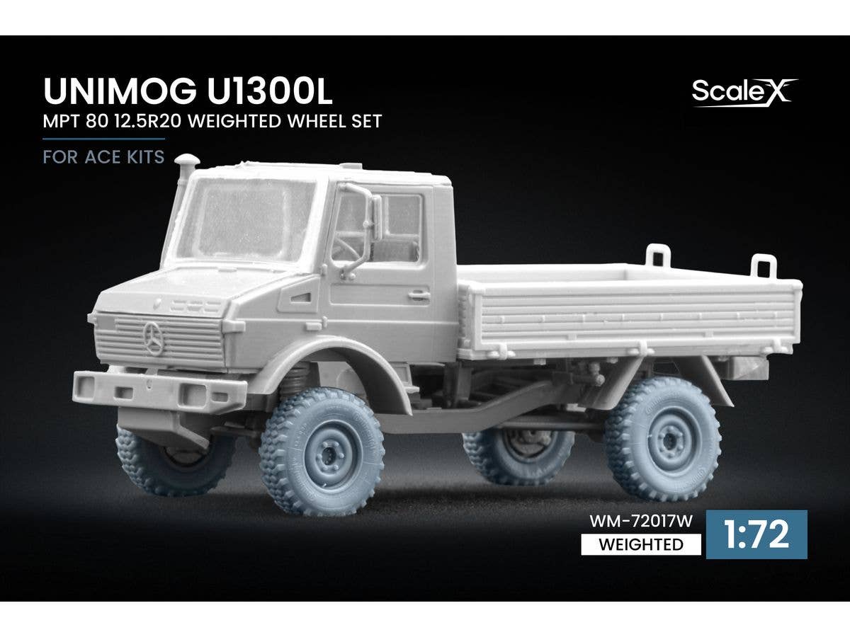 Unimog U1300L MPT 80 Weighted wheel set