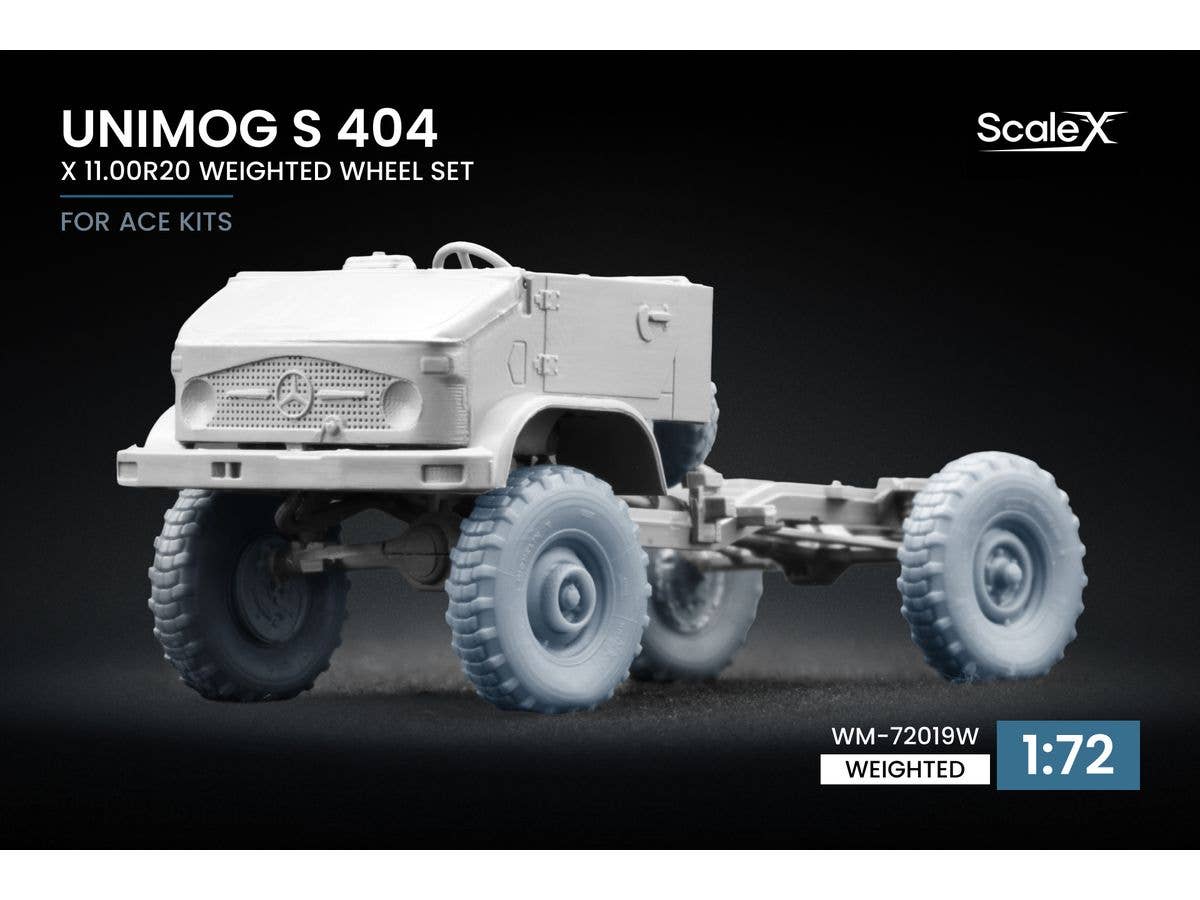 Unimog S 404 X Weighted wheel set ( for ACE)