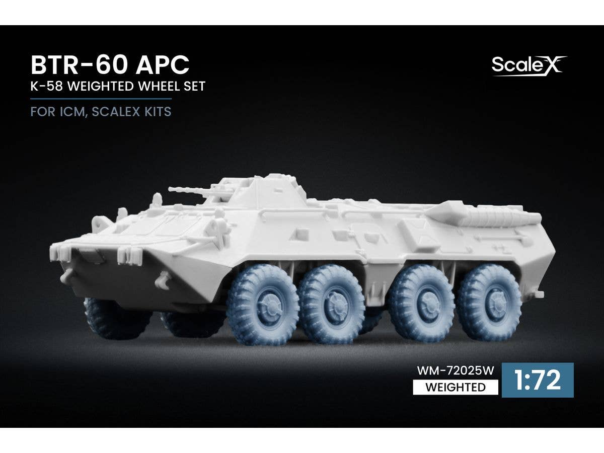 BTR-60 K-58 APC Weighted wheel set