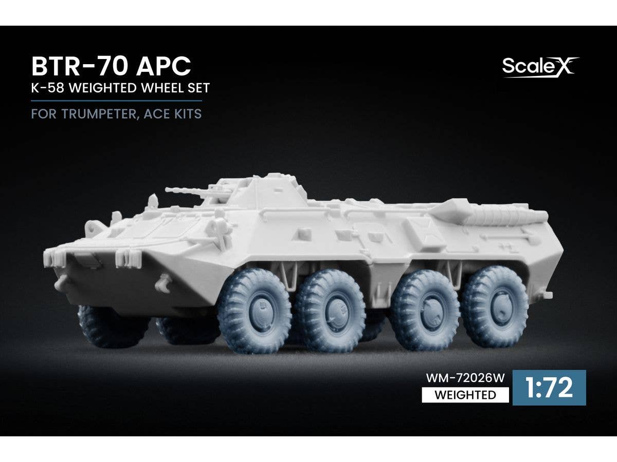 BTR-70 K-58 APC Weighted wheel set