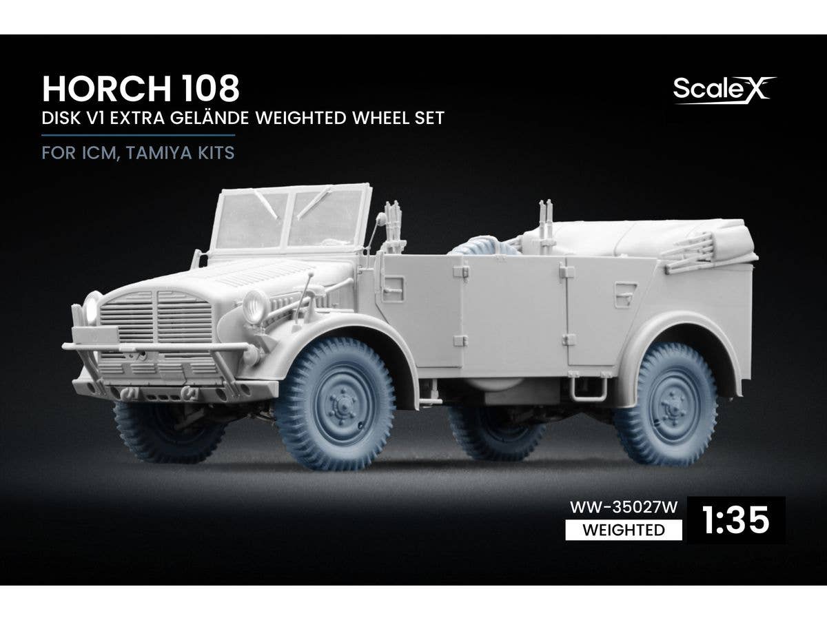 Horch 108 Disk v1 Extra Gelande Weighted wheel set