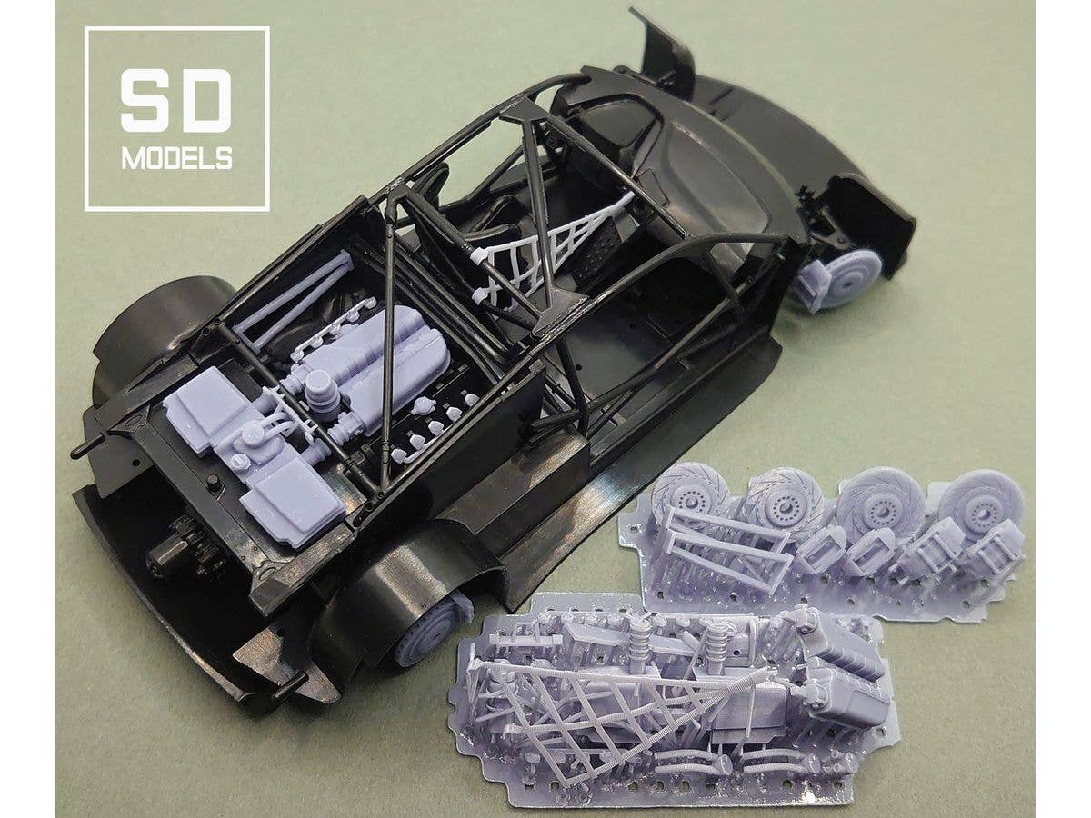 Audi R8 LMS GT3 Add-on Parts, NUNU Compatible, 3D Printed