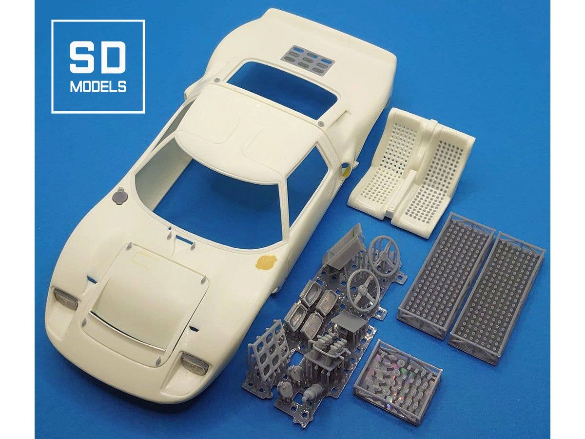 Ford GT40 Mk.1 Additional Parts Fujimi Compatible, 3D Printed